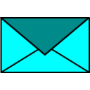 download Postal Cover clipart image with 180 hue color