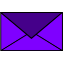 download Postal Cover clipart image with 270 hue color