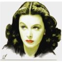 download Hedy Lamarr clipart image with 45 hue color