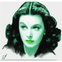 download Hedy Lamarr clipart image with 135 hue color