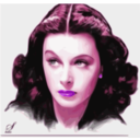 download Hedy Lamarr clipart image with 315 hue color