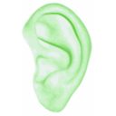 download Human Ear clipart image with 90 hue color