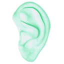 download Human Ear clipart image with 135 hue color