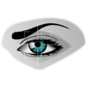 download Eye Scan clipart image with 90 hue color