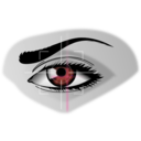 download Eye Scan clipart image with 270 hue color