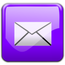download Mail Button clipart image with 270 hue color