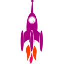 download 3 Booster Rocket clipart image with 315 hue color