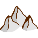 download Rpg Map Symbols Mountains clipart image with 0 hue color