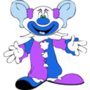 download Big Earred Clown clipart image with 225 hue color