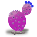 download Cactus clipart image with 225 hue color