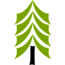 download Tree clipart image with 315 hue color