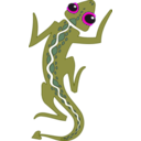 download Lizard clipart image with 270 hue color