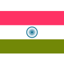 download Flag Of India clipart image with 315 hue color