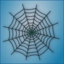 download Spider Web Icon 2 clipart image with 270 hue color