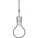 download Round Bottom Flask clipart image with 90 hue color
