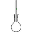 download Round Bottom Flask clipart image with 270 hue color