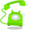 download Red Telephon clipart image with 90 hue color