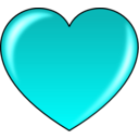 download Myheart clipart image with 180 hue color