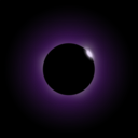download Eclipse clipart image with 270 hue color
