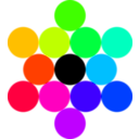 download 13 Circles Rainbow clipart image with 135 hue color