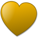 download Heart clipart image with 45 hue color