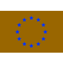 download Flag Of The European Union clipart image with 180 hue color