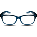 download Glasses clipart image with 180 hue color