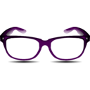 download Glasses clipart image with 270 hue color