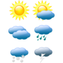 download Weather Symbols clipart image with 0 hue color