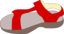 Red Sandal