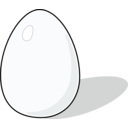 download Whiter Egg clipart image with 135 hue color