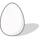 download Whiter Egg clipart image with 315 hue color
