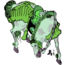 download Horse clipart image with 90 hue color