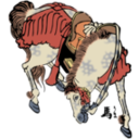 download Horse clipart image with 0 hue color