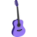 download Guitar 1 clipart image with 225 hue color