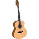 download Guitar 1 clipart image with 0 hue color