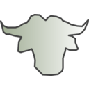 download Gnu Alpha Logo clipart image with 90 hue color