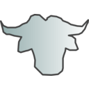 download Gnu Alpha Logo clipart image with 180 hue color