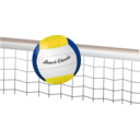 download Volleyball clipart image with 0 hue color