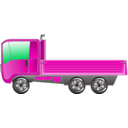 download Truck clipart image with 315 hue color