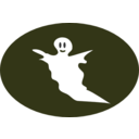 download Ghost clipart image with 225 hue color