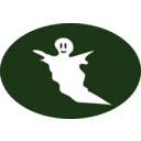 download Ghost clipart image with 270 hue color
