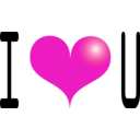 download Red Heart clipart image with 315 hue color