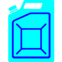 download Jerrycan clipart image with 180 hue color