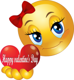 Happy Valentine Smiley Emoticon