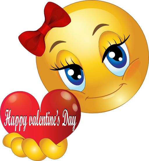 Happy Valentine Smiley Emoticon