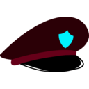download Police Cap clipart image with 135 hue color