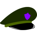download Police Cap clipart image with 225 hue color