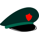 download Police Cap clipart image with 315 hue color