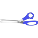 download Scissors Slightly Open clipart image with 225 hue color
